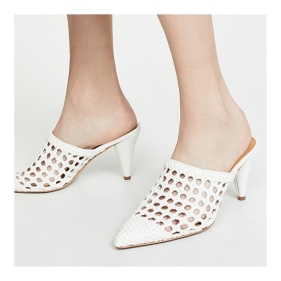 Veronica Beard Shoes - Veronica Beard Mule Sandal Open Basket Weave